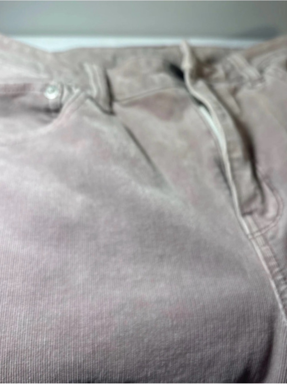 American eagle Corduroy Pants in Light Mauve pink - fringe boot cut